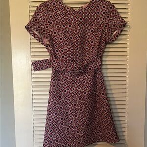 Zara Pink Geometric Mini Dress